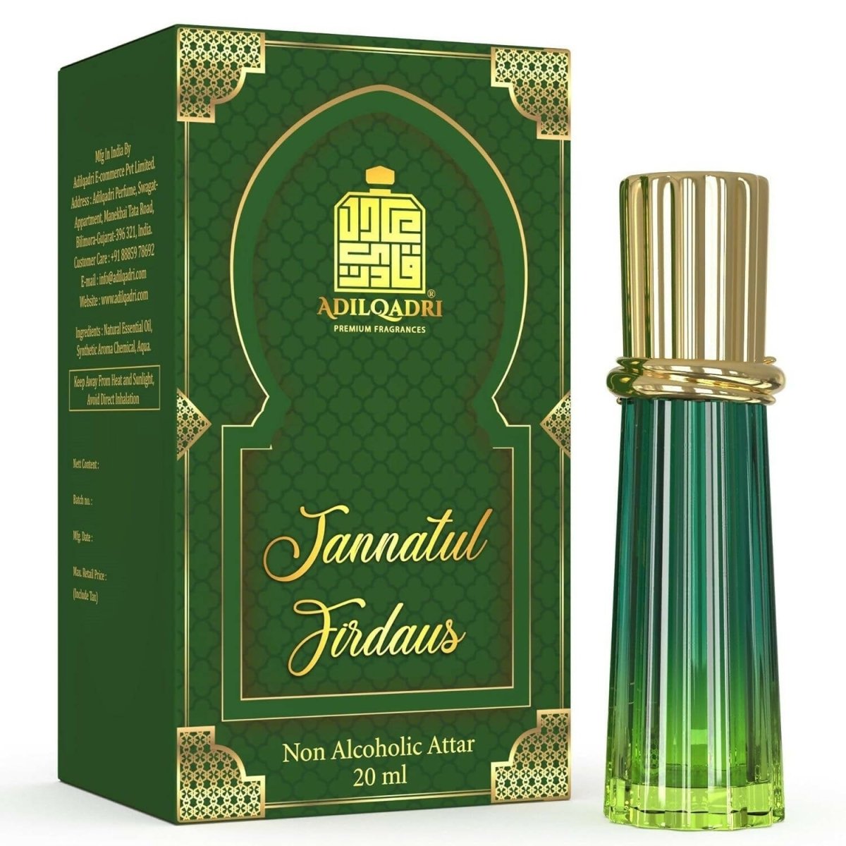 AdilQadri Jannatul Firdous Luxury Attar Perfume | Swadesiicart