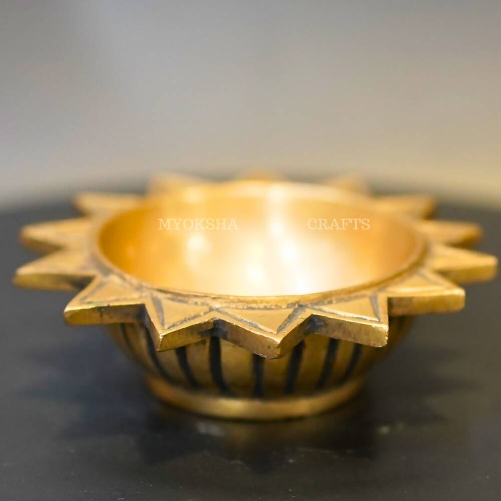Brass Surya Diya - Swadesiicart
