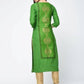 Aniyah Cotton Block Printed Green Color Straight Kurta (AN-129K) - Swadesiicart