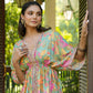 Women's Casual Fashionable Multi Mull Cotton co-ord set - Anya - Swadesiicart