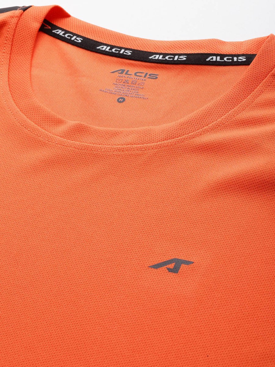 Alcis Men Anti Static Slim Fit T-shirt | Swadesiicart