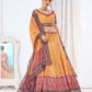 Wedding Designer Yellow Chinon Lehengha Choli - Anbazaar | Swadesiicart