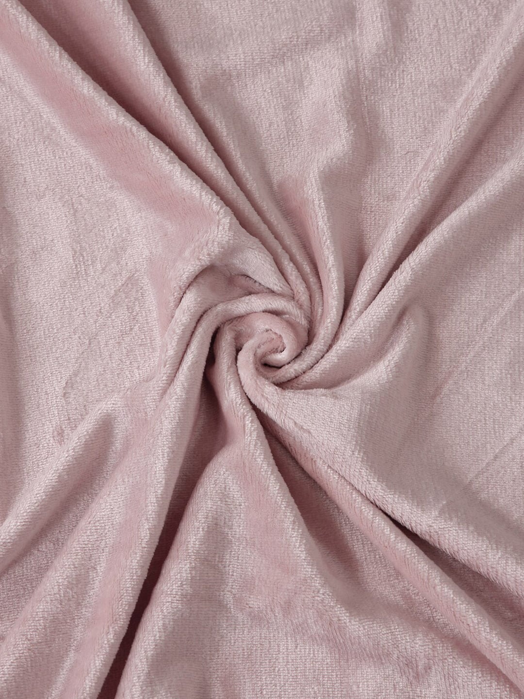 KLOTTHE Pink Woolen 300TC King Bedsheet Fitted Bedsheet With 2 Pillow Covers - Swadesiicart