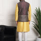 Sojanya Ethnic Motifs Printed Regular Kurta & Pyjamas With Nehru Jacket | Swadesiicart