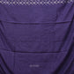 Dark Blue Cut Work Tussar Cotton Handloom Saree with All Over Jamdani Style Design - Global Threads | Swadesiicart