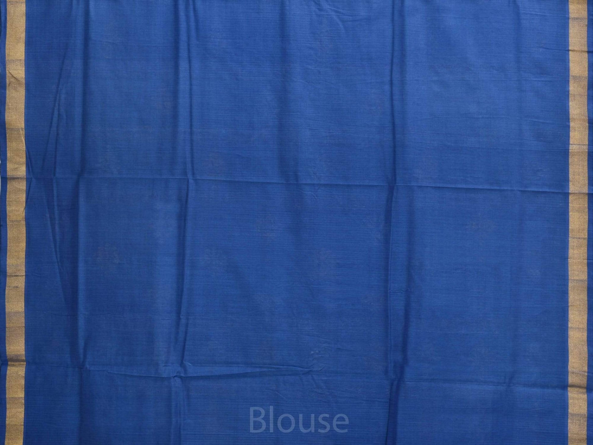 Dark Blue Uppada Cotton Handloom Saree with Assorted Buta Pallu Design - Global Threads | Swadesiicart