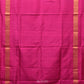 Dark Green and Purple Uppada Silk Handloom Saree with Checks and Body Buta Design - Global Threads | Swadesiicart