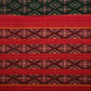 Dark Green and Red Pochampally Ikat Cotton Handloom Saree with All Over Design - Global Threads | Swadesiicart