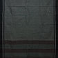 Dark Green ilkal Cotton Handloom Saree with Checks Design No Blouse - Global Threads | Swadesiicart