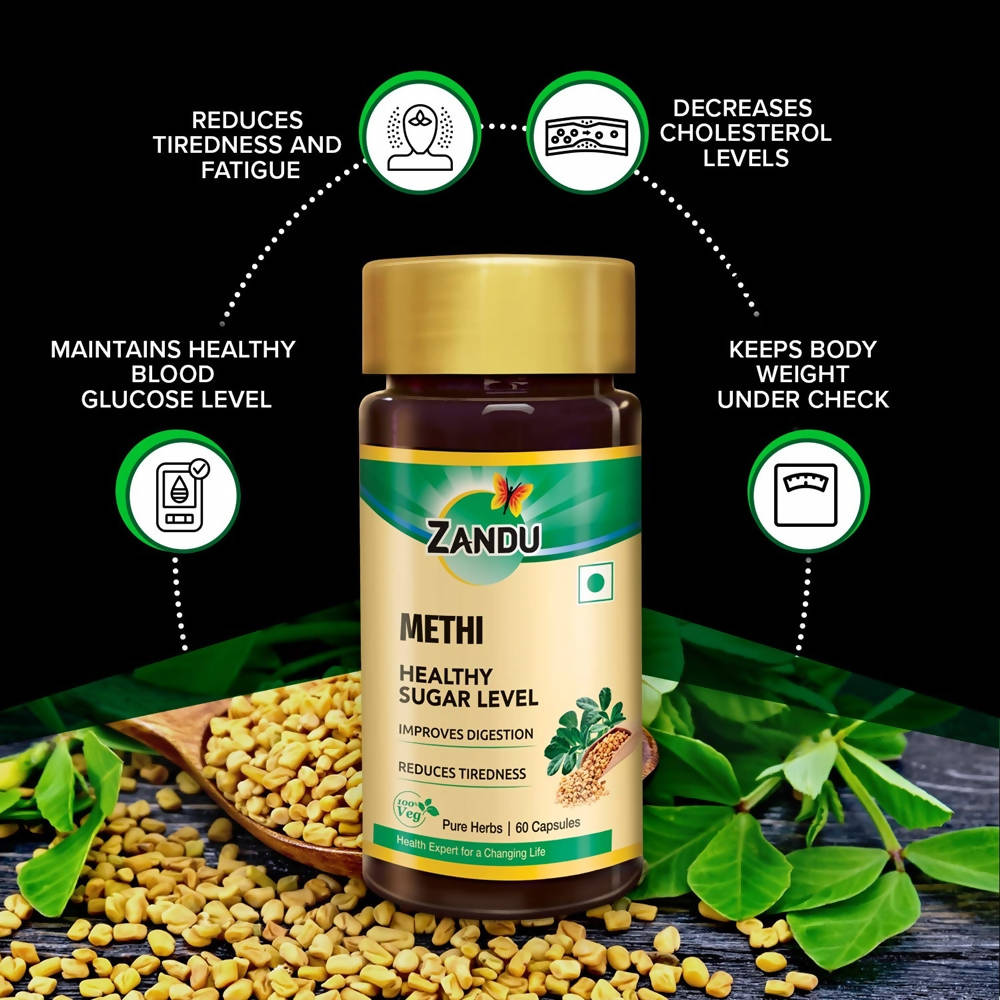 Zandu Methi Healthy Sugar Level Capsules online