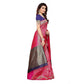 Vamika Banarasi Jaquard Pink Weaving Saree (BANARASI 01) | Swadesiicart