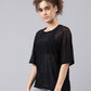 MKH Typography Printed Relaxed Fit Sheer Dri-FIT T-shirt - Swadesiicart