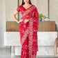 Tikhi Imli Floral Embroidered Chiffon Heavy Work Saree | Swadesiicart