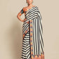 Black Bright Moss Designer Digital Printed Party Wear Saree - Be Verly