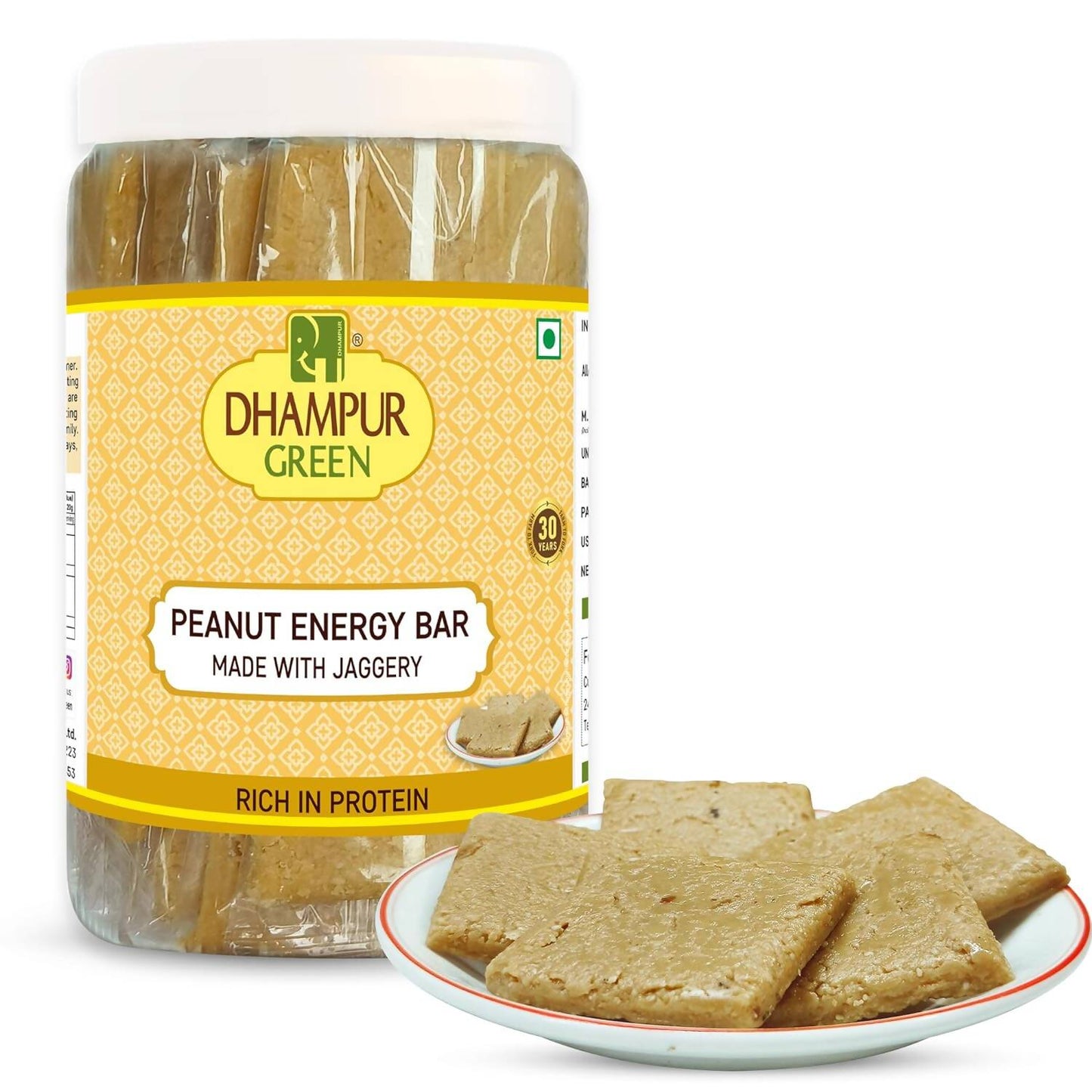 Dhampur Green Peanut Energy Bar | Swadesiicart