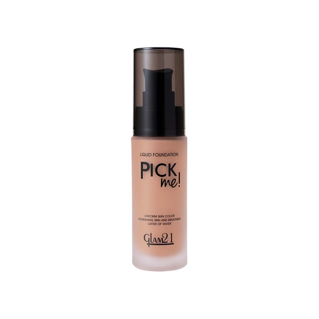 Glam21 Pick Me Matte Foundation - Amber - Swadesiicart