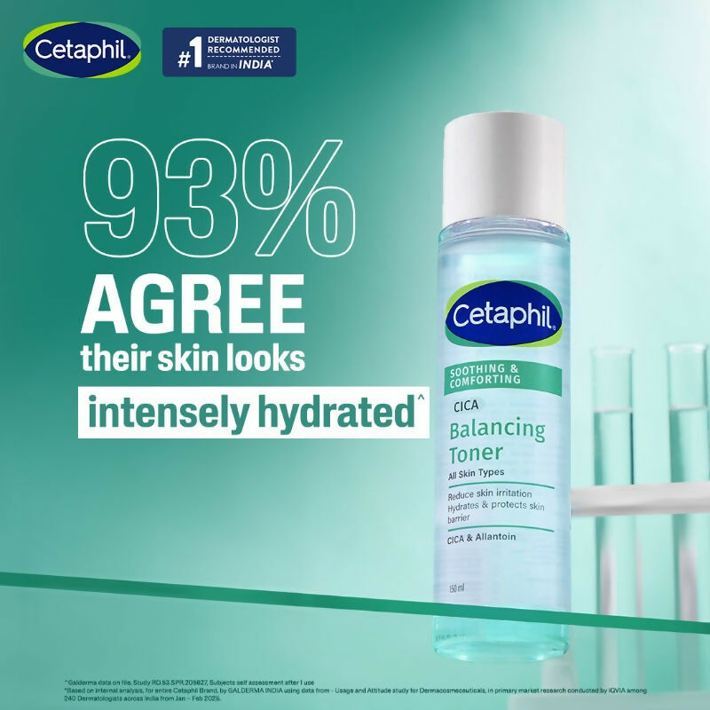 Cetaphil CICA Toner, Skin Barrier Protection, Reduces Irritation - Swadesiicart