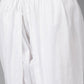 ADA Women White Cotton Sustainable Hand Embroidered Chikankari A-line Handloom Kurta & Dhoti Pants | Swadesiicart