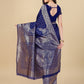 Kalini Ethnic Motifs Woven Design Zari Banarasi Saree | Swadesiicart