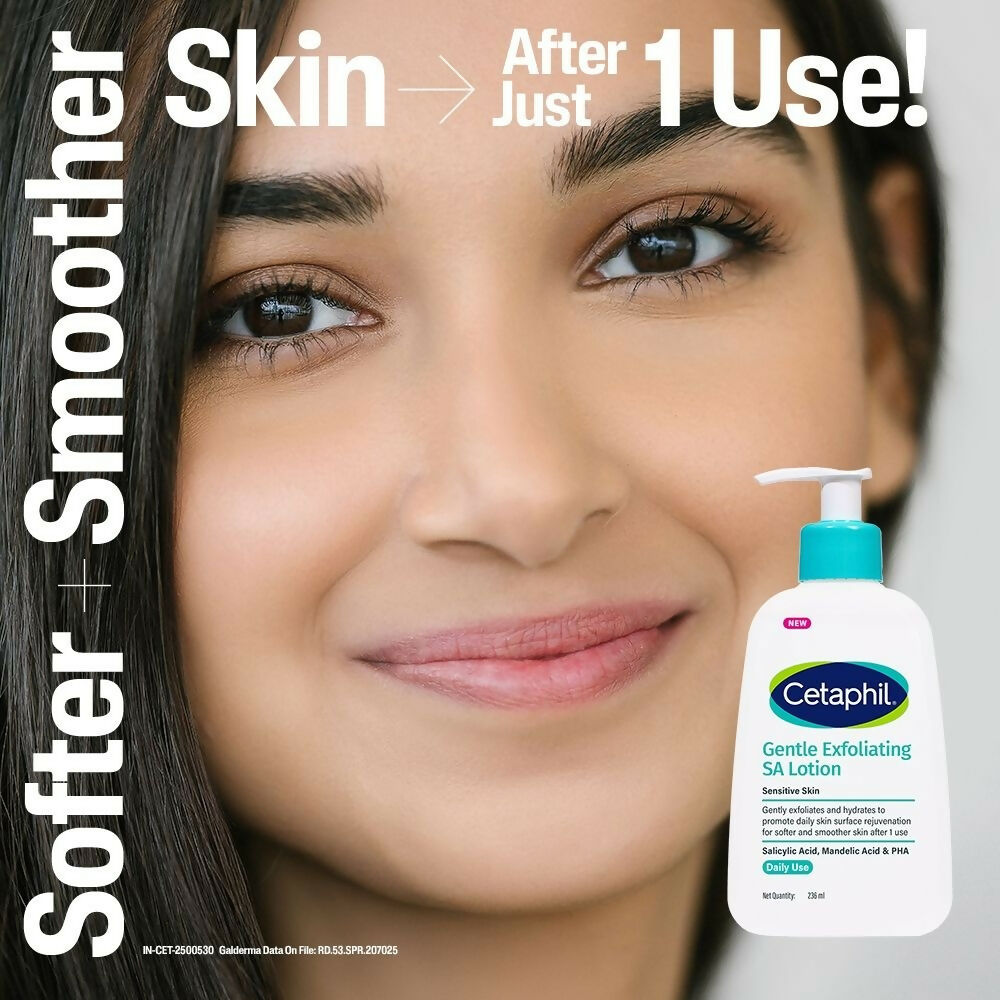 Cetaphil Gentle Daily Exfoliating Lotion With Salicylic Acid For Oily Acne Prone Skin - Swadesiicart