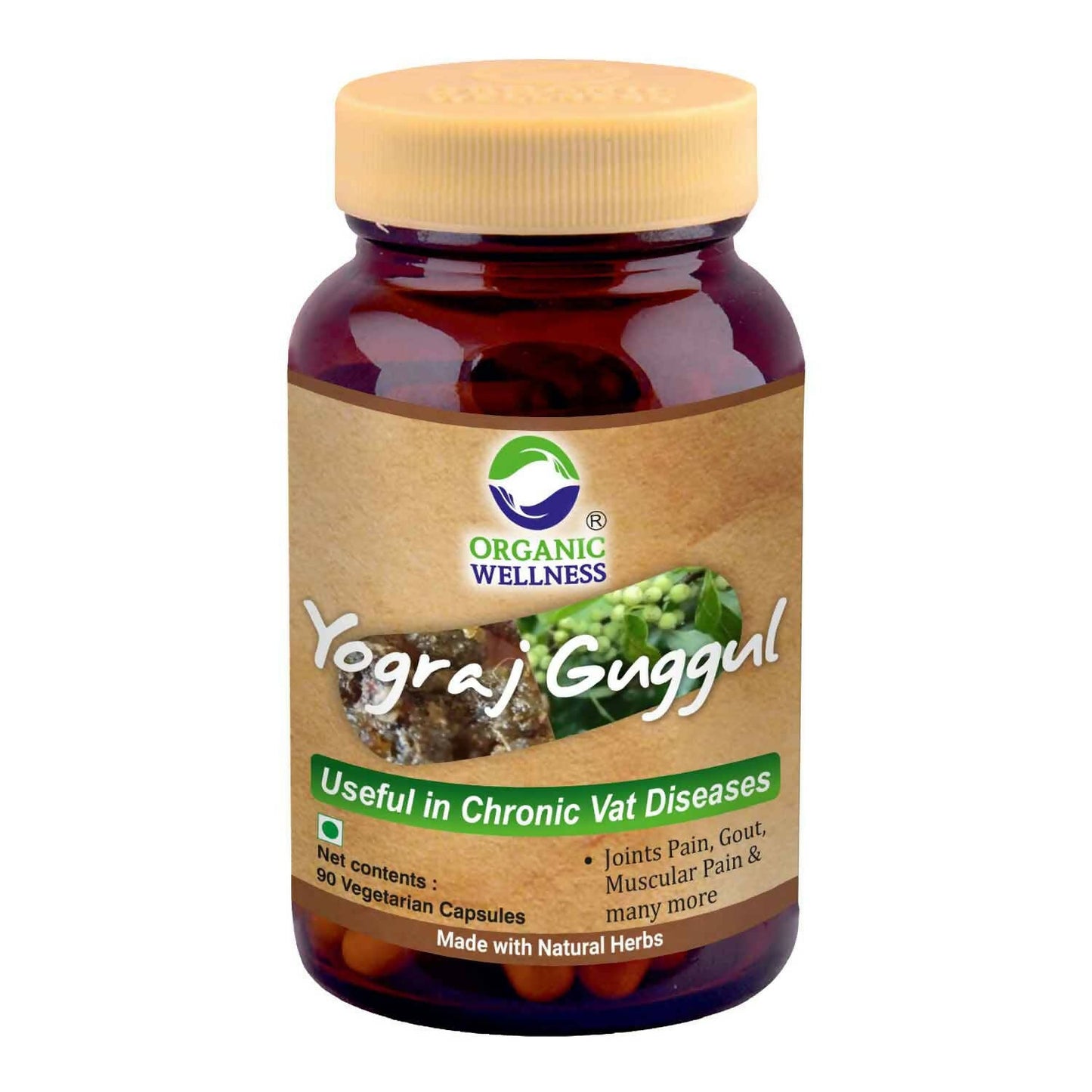 Organic Wellness Yograj Guggul Vegetarian Capsules - Organic Wellness Products Private Limited