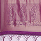Saree Mall Purple Ethnic Motifs Zari Silk Blend Banarasi Saree | Swadesiicart