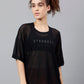MKH Typography Printed Relaxed Fit Dri-FIT T-shirt - Swadesiicart