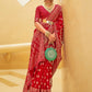 Anouk Woven Design Zari Organza Banarasi Saree | Swadesiicart