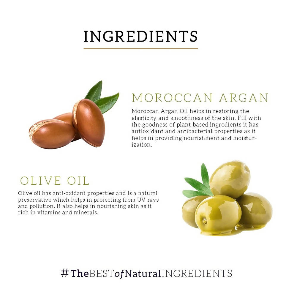 Khadi Natural Moroccan Argan Oil Hair Mask – SLS, Paraben & Color-Free - 200gm