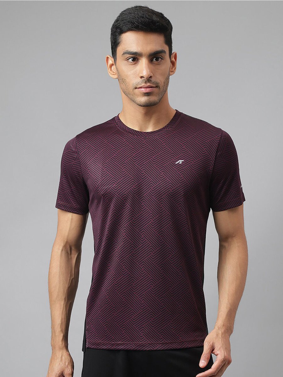 Alcis Drytech+ Anti-Static Slim-Fit Round Neck Running T-Shirt | Swadesiicart