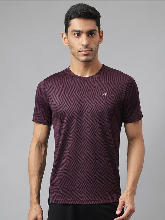 Alcis Drytech+ Anti-Static Slim-Fit Round Neck Running T-Shirt | Swadesiicart
