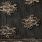 Saree Mall Black Floral Linen Blend Banarasi Saree | Swadesiicart