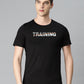 Alcis Men Typography Printed Anti Static Slim Fit Sports T-shirt