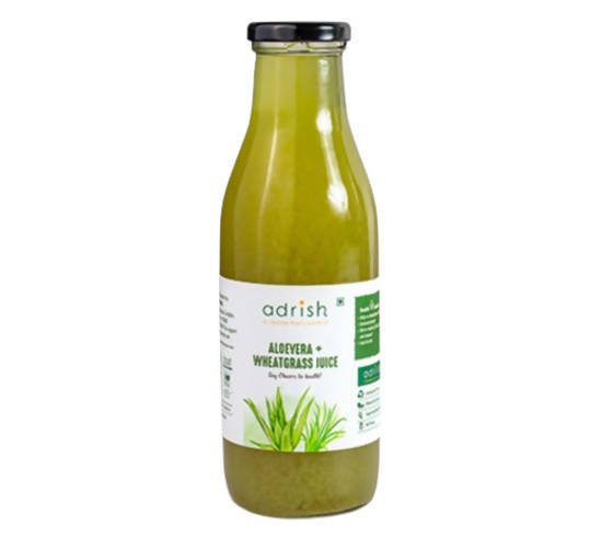 Adrish Organic Aloevera + Wheatgrass Juice | Swadesiicart