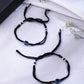 NVR Women & Men Set of 2 Black Evil Eye Rakhi With Roli Chawal - NR Retail-NVR
