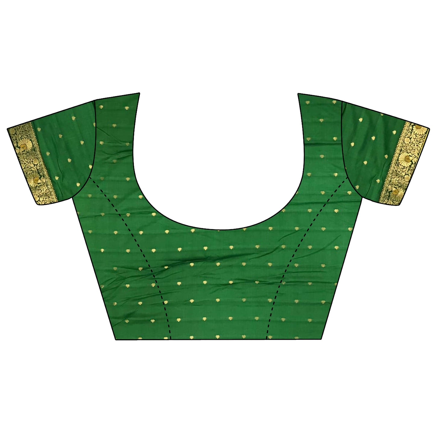 Joban Fashion Light Green Banarasi Soft Silk Peacock Butta Work Saree | Swadesiicart