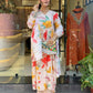 The52 Peach Women's Gorgeous Cotton Fabric Printed Work Straight Kurta Pant and Dupatta Set - Swadesiicart