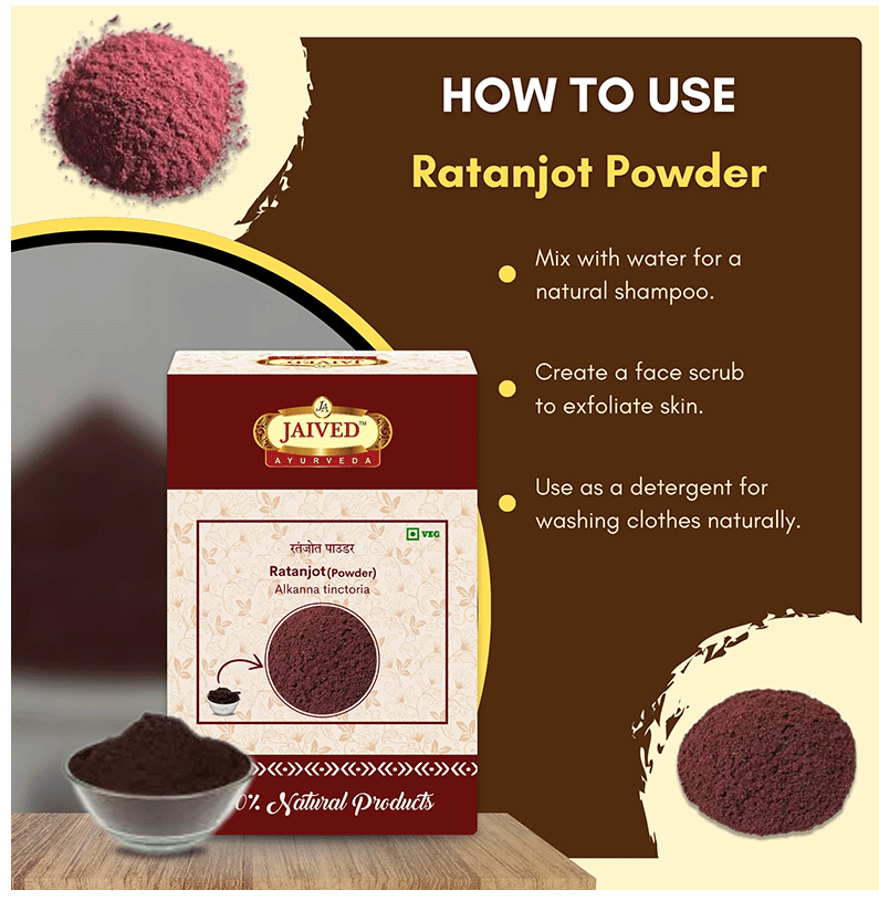 Jaived Ayurveda Ratanjot Powder | Swadesiicart