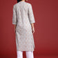 Anouk Women Floral Printed Gotta Patti Kurta - Swadesiicart