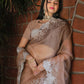 Tikhi Imli Beige Embroidered Organza Saree | Swadesiicart