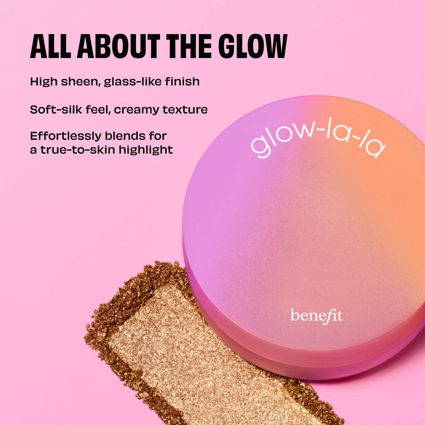 Benefit Cosmetics Glow-La-La Velvet Gleam Highlighter - Raya