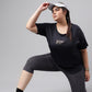 MKH Plus Size Typography Printed Relaxed Fit Dri-FIT T-shirt - Swadesiicart