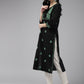 ADA Women Ethnic Motifs Embroidered Cotton Chikankari Floral Kurta | Swadesiicart