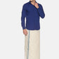 Sethukrishna Mens Off White Traditional Kerala Double Mundu | Swadesiicart