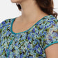 Souchii Women Printed Floral Round Neck Kurta - Swadesiicart