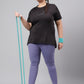MKH Plus Size Typography Printed Drop Shoulder Sleeves Relaxed Fit Dri-FIT Sports T-Shirt - Swadesiicart