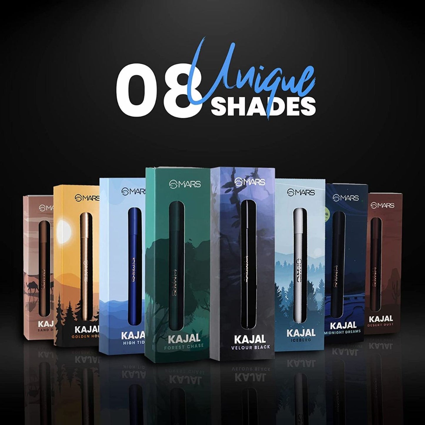 MARS Cosmetics Won't Smudge Won't Budge Kajal - Iceberg - Swadesiicart