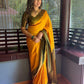 Kalini Ethnic Motif Woven Design Zari Banarasi Saree | Swadesiicart