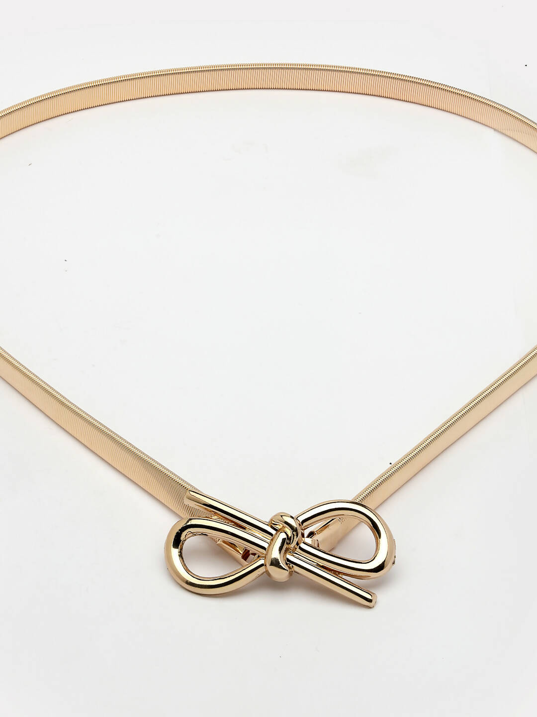NVR Women Circular Gold-Polished Stretchable Metal Belt | Swadesiicart
