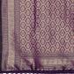 Mitera Ethnic Motifs Zari Silk Blend Banarasi Saree | Swadesiicart